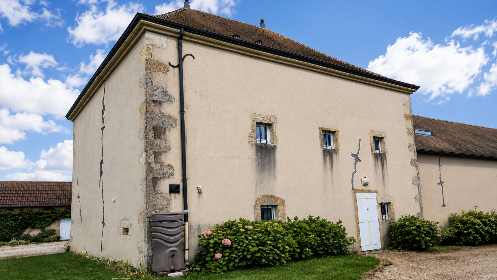 Fissure avant harpage et matage